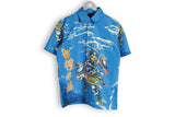 vintage samurai hawaii shirt japan style