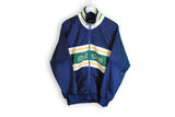 vintage adidas big logo track jacket blue