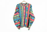 vintage multicolor carlo colucci sweater