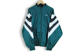 vintage adidas green 80s jacket xlarge size