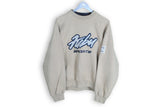 Vintage Fubu Sweatshirt XLarge / XXLarge big logo Sports gray beige jumper
