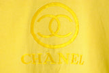 Vintage Chanel Embroidery Logo Bootleg T-Shirt Small
