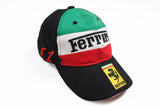 Vintage Ferrari Cap multicolor Italia green white red F1 Formula 1 rare 90s hat