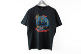 Vintage Harley Davidson 1997 T-Shirt Large black big logo made in UK Northern European Rally