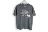 Vintage Harley-Davidson Baden-Baden T-Shirt gray big logo