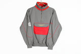 vintage puma sweatshirt gray red anorak basic retro wear rare shirt front logo