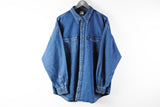 Vintage Warner Bros Denim Shirt XLarge