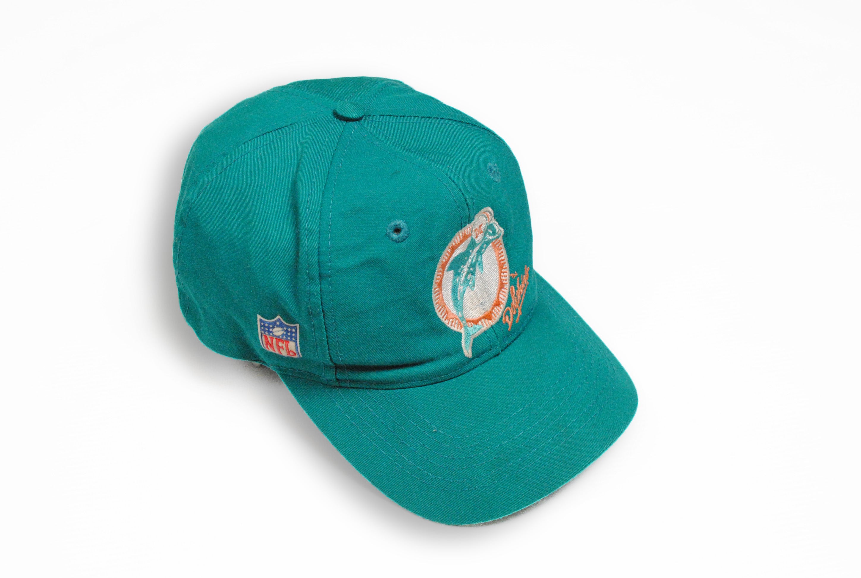 Vintage MIAMI DOLPHINS Hat Big Logo Cap NFL Team Hipster One 