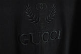 Vintage Gucci Embroidery Logo Bootleg T-Shirt Small