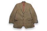 vintage yorkshire tweed brown blazer jacket harris
