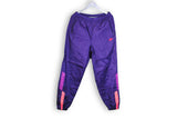Vintage Nike Track Pants Large purple polyester classic sport pants