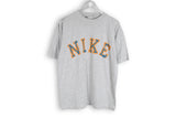 Vintage Nike T-Shirt Large gray big logo