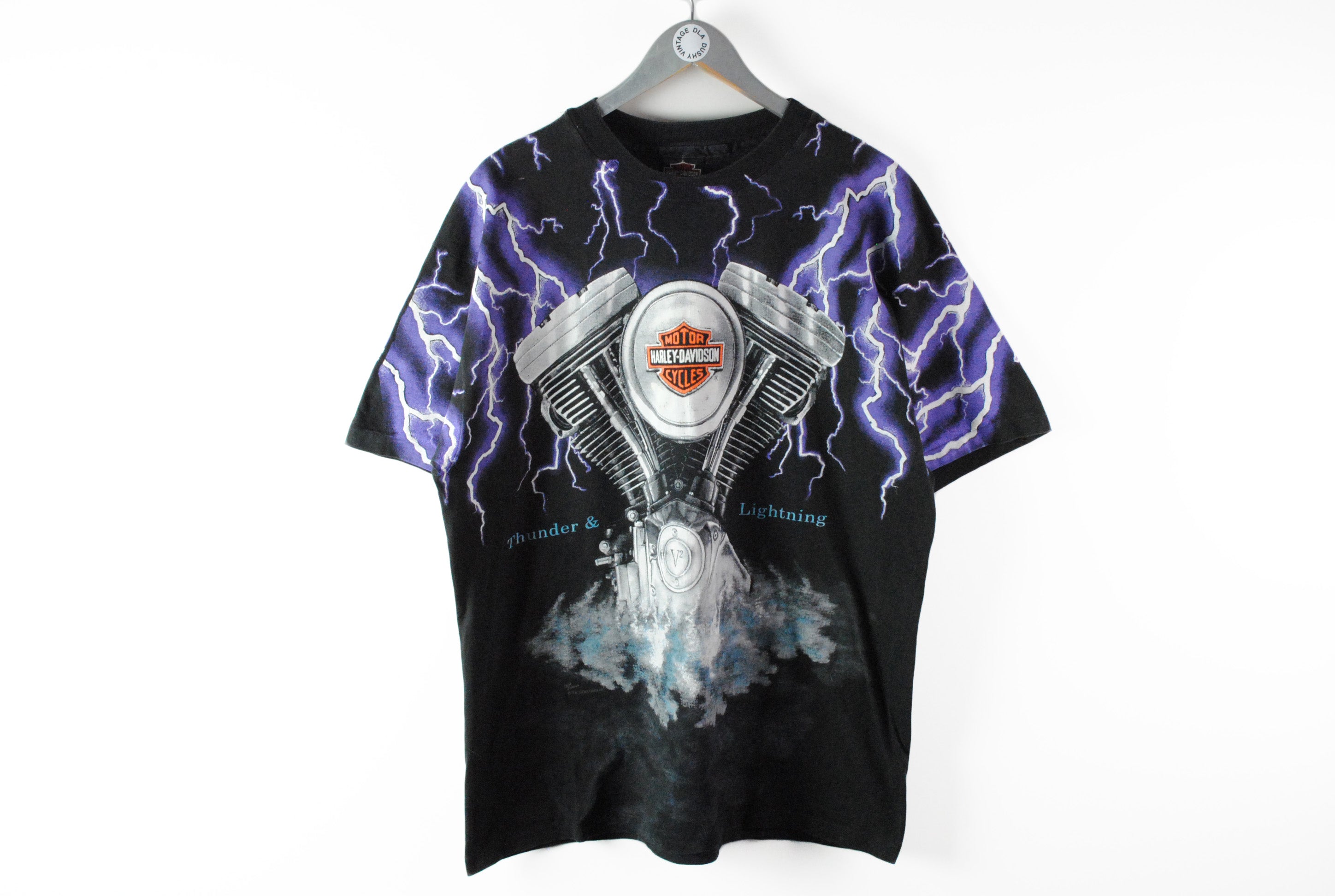 Harley Davidson Thunder And Lightning Shirt 2025