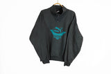 vintage black big logo sweatshirt puma