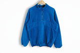 vintage helly hansen XLarge heavy blue fleece