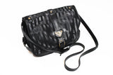 Vintage Maison Mollerus Bag black monogram retro 90s shoulder bag