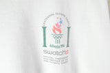 Vintage Atlanta 1996 Olympic Games Swatch T-Shirt Large