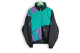 vintage Puma track jacket green black