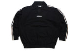 vintage 1/4 zip adidas sweatshirt big logo