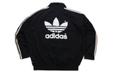 vintage adidas big logo sweatshirt blue black