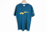 vintage reebok big logo t-shirt