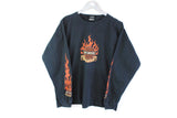 Vintage Harley Davidson Long Sleeve T-Shirt sweatshirt retro 90s big logo Australia jumper