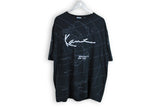 karl kani big logo brooklyn new york t-shirt black authenitc xl size