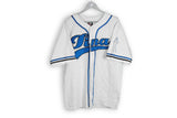 vintage tina turner made in Korea white blue jersey t-shirt