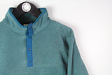 Vintage L.L.Bean Fleece Snap Buttons Small