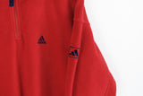 Vintage Adidas Fleece 1/4 Zip Large