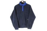 Vintage Musto Fleece Medium navy blue 90s retro sport style sweater jumper