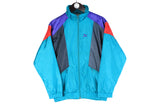 Vintage Puma Track Jacket Women's Small / Medium blue small logo full zip 90s retro sport style
