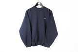 Vintage Reebok Sweatshirt Medium navy blue crewneck 90s sport style streetwear jumper
