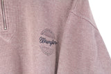 Vintage Wrangler Sweatshirt 1/4 Zip XLarge / XXLarge