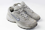 Vintage Nike Sneakers Women's US 8 gray 90s techno style rare shoes