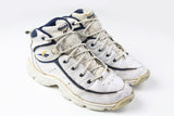 Vintage Reebok Sneakers Women's US 8 white basketball style high top 90s retro rare shoes