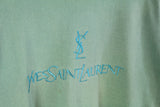 Vintage Yves Saint Laurent Bootleg Big Logo T-Shirt Medium