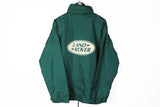 Vintage Land Rover Jacket Large big logo Land Rover Holland Club 90's green big logo coach style windbreaker