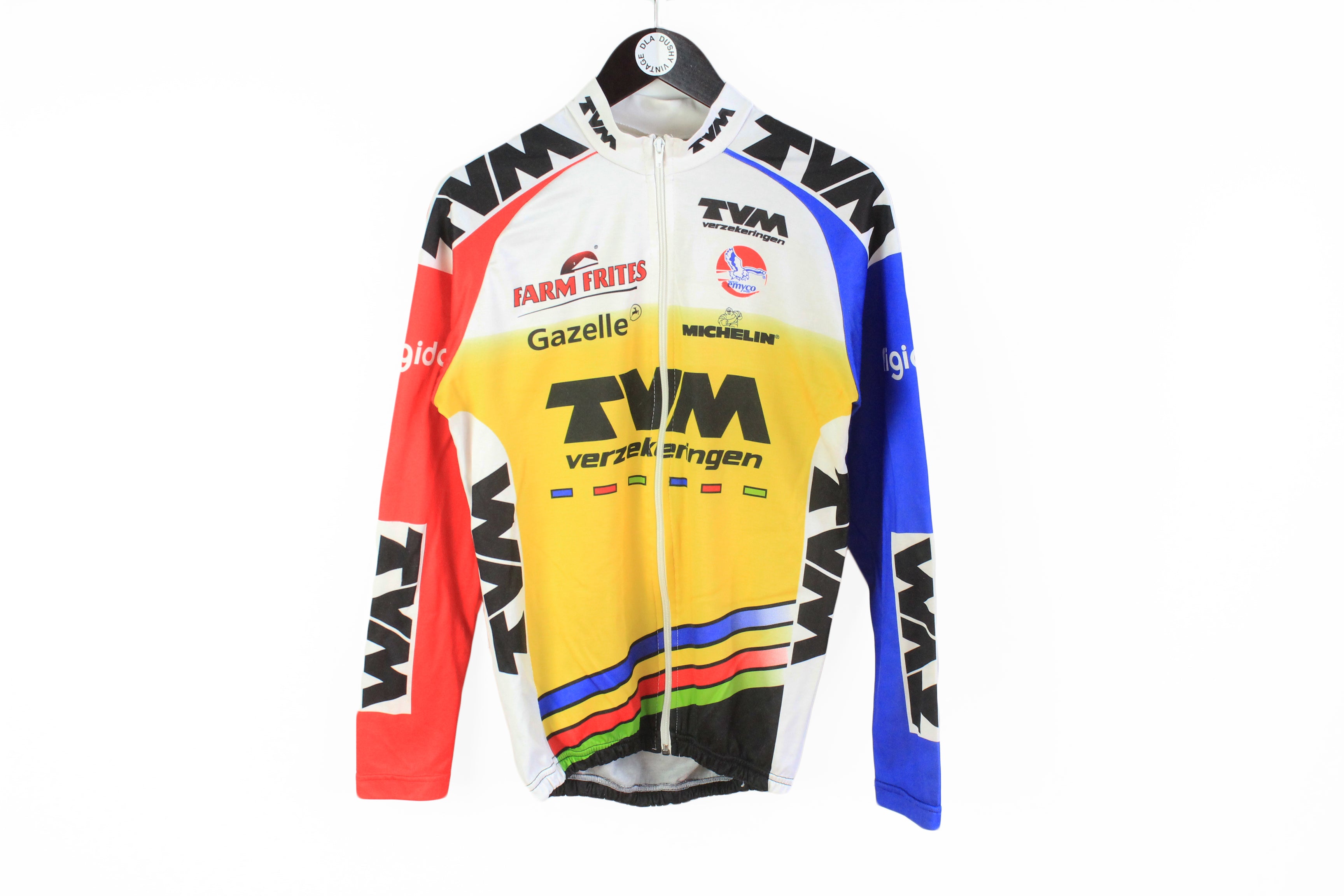Maillot Cyclisme Vintage Vorselaar CKVL Verzekeringen Vermarc – Homme XXL