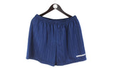 Vintage Umbro Shorts Large / XLarge blue sport polyester 90's football style