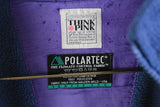 Vintage Think Pink Polartec Cropped Fleece Full Zip Women's Medium