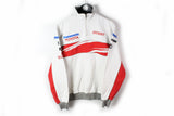 Toyota Sweatshirt 1/4 Zip Small white jumper Panasonic Denso