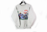 Vintage Bol D'or 1996 Yamaha Sweatshirt Small gray big logo 90s sport motor racing Moto big logo