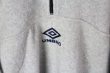 Vintage Umbro Fleece Half Zip Large
