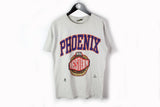 Vintage Phoenix Suns T-Shirt Large big logo NBA Western Conference tee made in USA