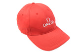 Vintage Omega Watch Cap red 00s baseball Swiss Luxury watches hat
