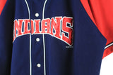 Vintage Indians Cleveland Puma Jersey XXLarge