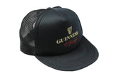 Vintage Guinness Trucker Cap black big logo UK beer retro hat 90s collection