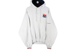 Vintage Champion USA Basketball Hoodie XLarge / XXLarge gray big logo oversized 90s jumper sport style streetwear