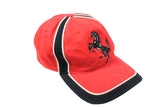 Vintage Ferrari Cap red 90s Michael Schumacher retro Formula 1 F1 hat big logo Italian auto sport